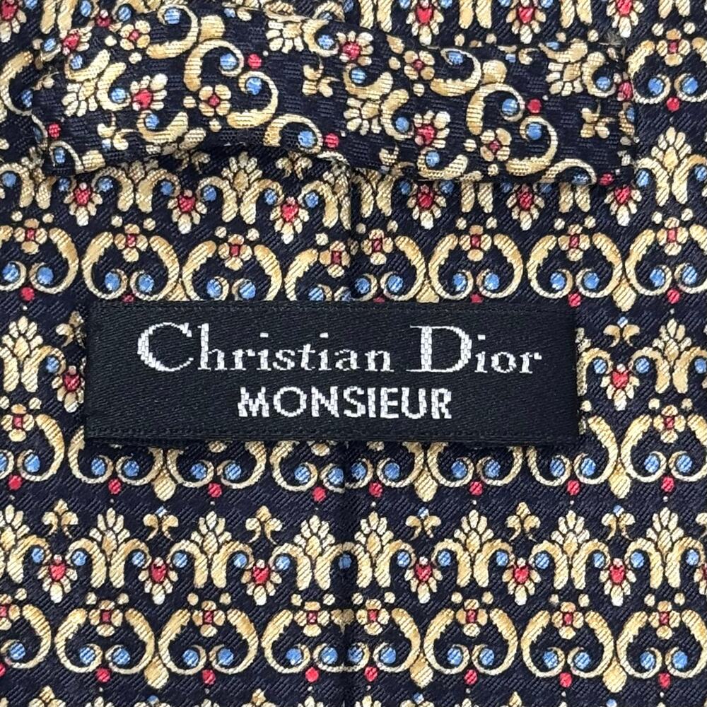 Christian Dior Abstract Pattern Tie - Picture 2 of 8